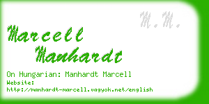 marcell manhardt business card